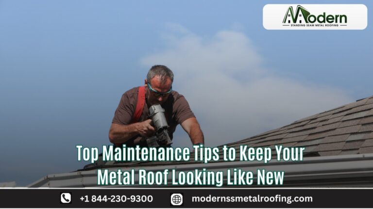 Top Maintenance Tips to Keep Your Metal Roof Looking Like New